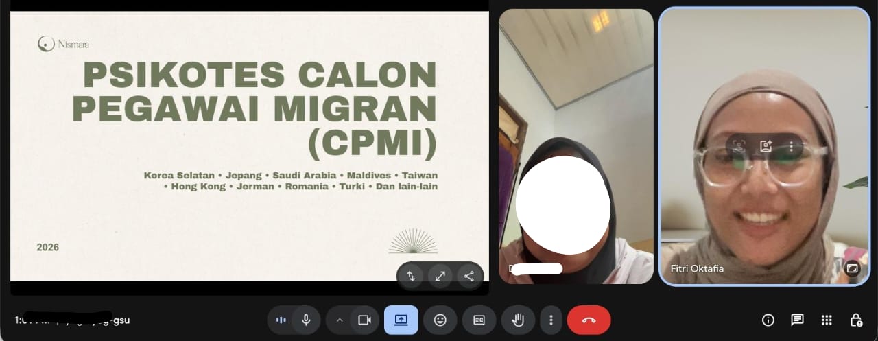 Dokumentasi psikotes CPMI online 8